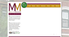 Desktop Screenshot of morrillmansion.com